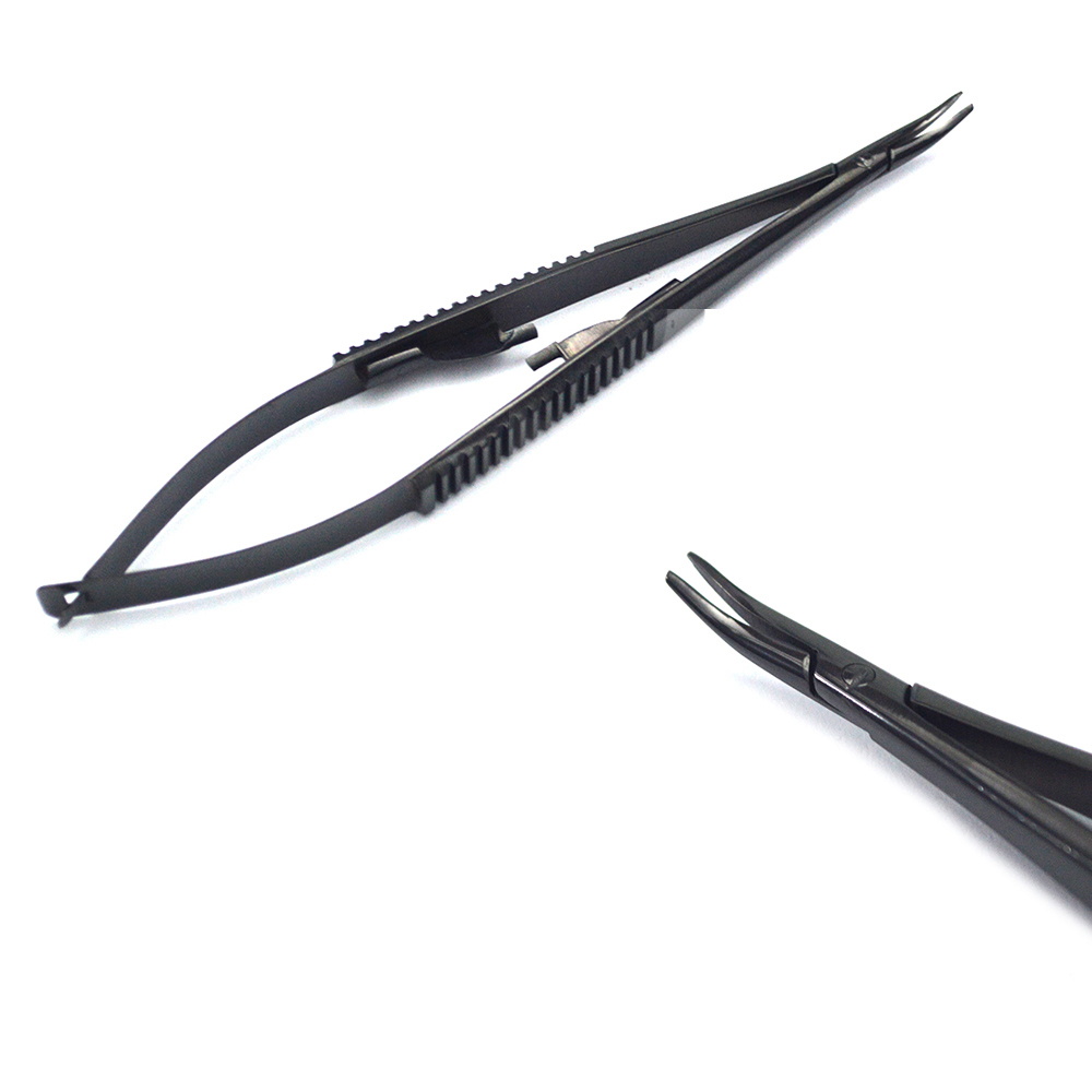 Castroviejo Needle Holder Black Coated, Length = 14cm