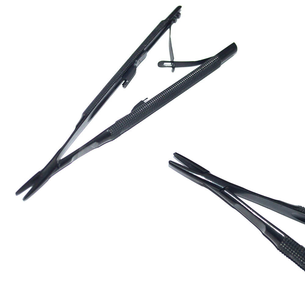 Castroviejo Needle Holder Black Coated, Length = 13cm