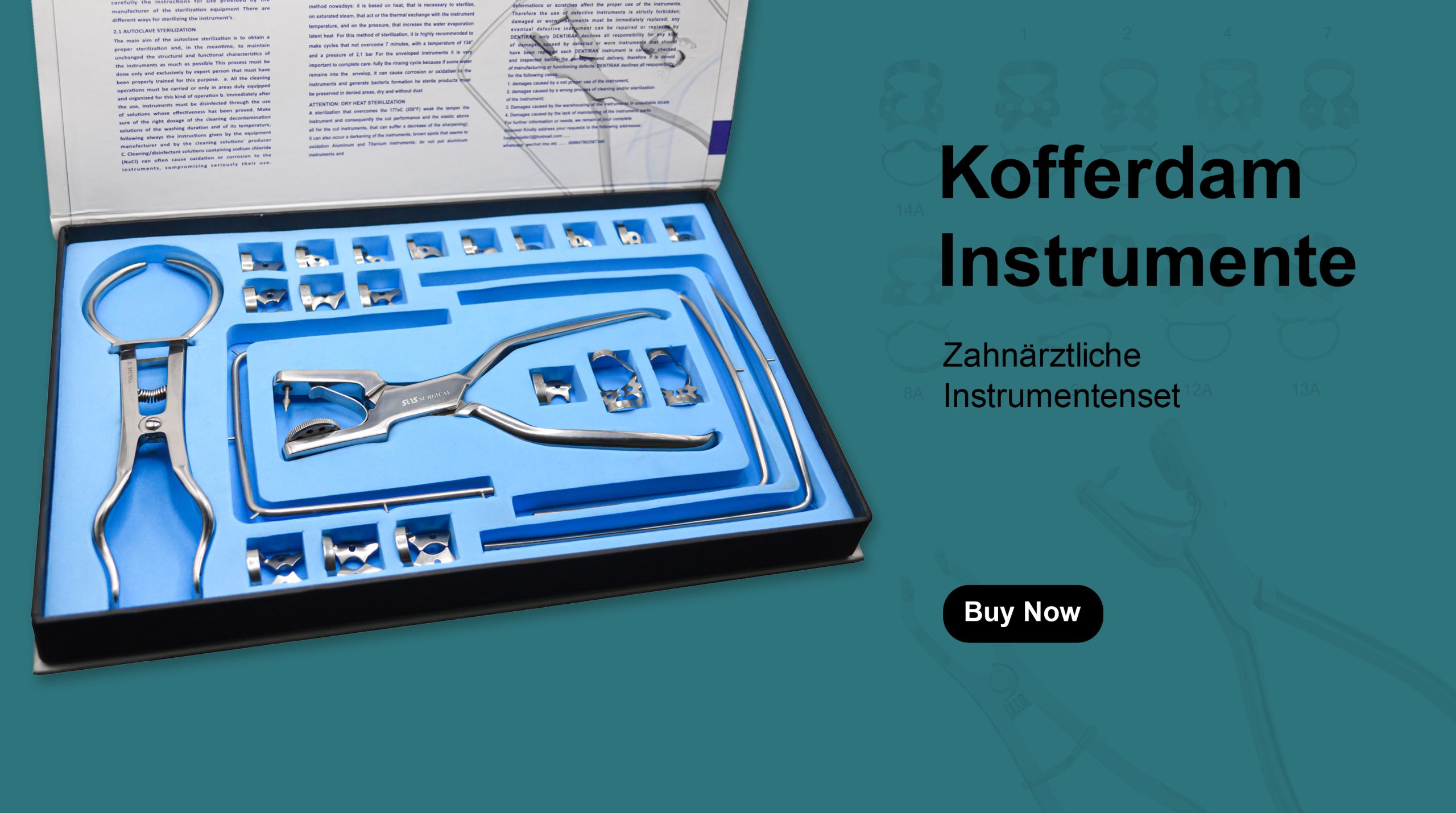 Rubber Dam Instruments Set